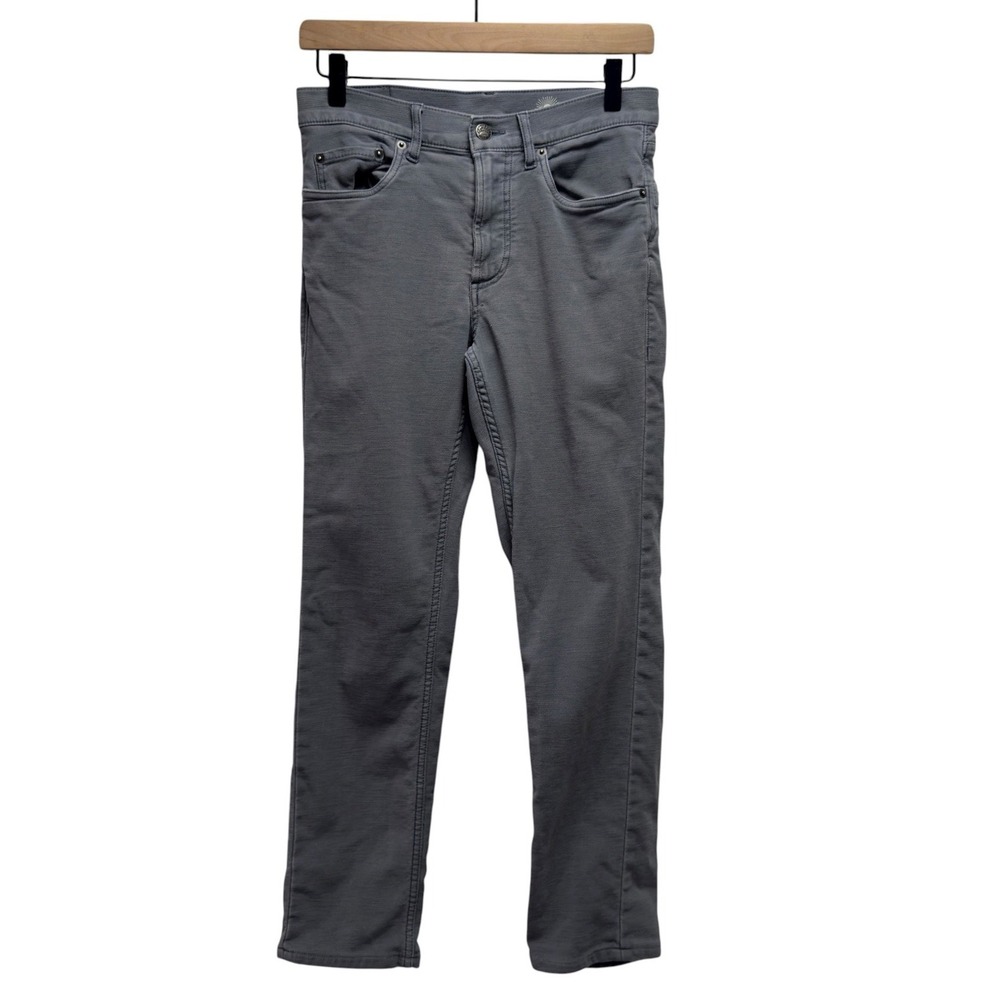 Faherty Men's Sz 28/30 Gray Denim Straight Leg Stretch Cotton 5-Pocket Jeans euc